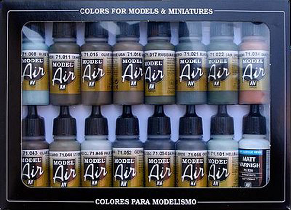 RLM Complete Model Air Paint Set (16 Colors)