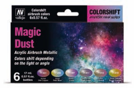 Magic Dust Colorshift Metallic Paint Set (6 Colors)