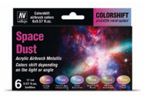 Space Dust Colorshift Metallic Paint Set (6 Colors)