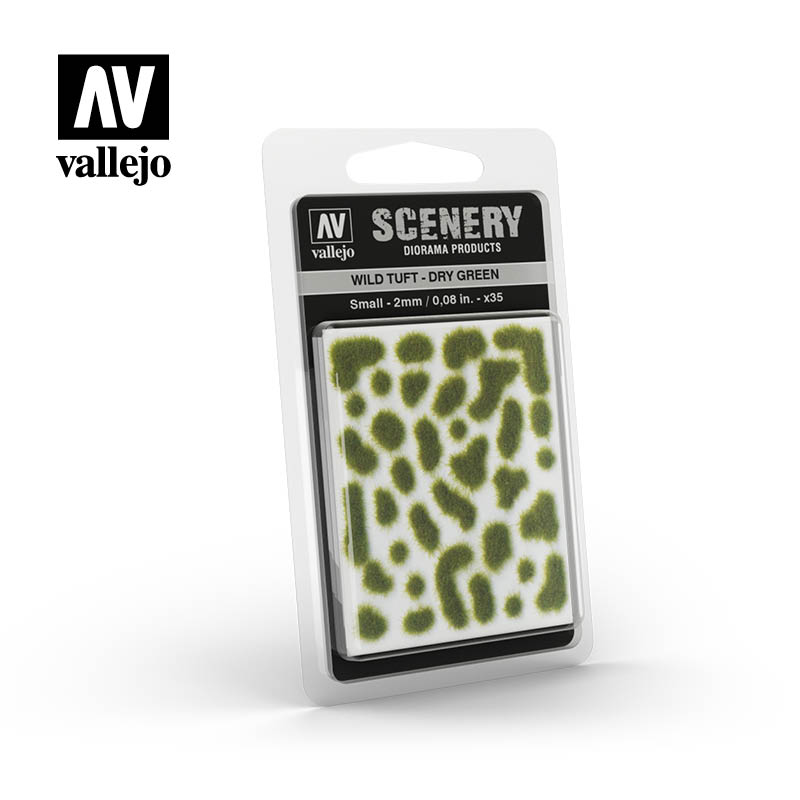 Wild Tuft – Dry Green (2mm)