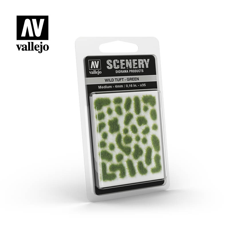 Wild Tuft - Green (4mm)