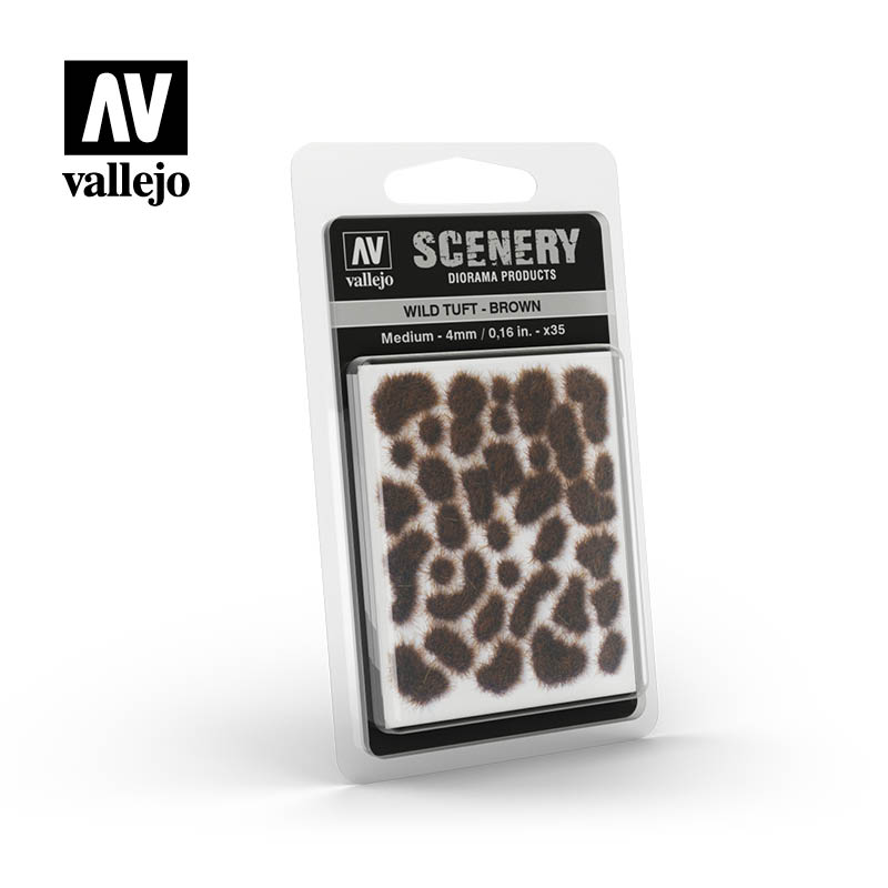 Wild Tuft - Brown (4mm)