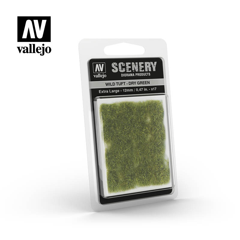 Wild Tuft - Dry Green (12mm)