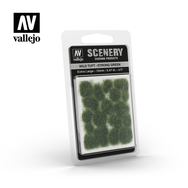 Wild Tuft - Strong Green (12mm)