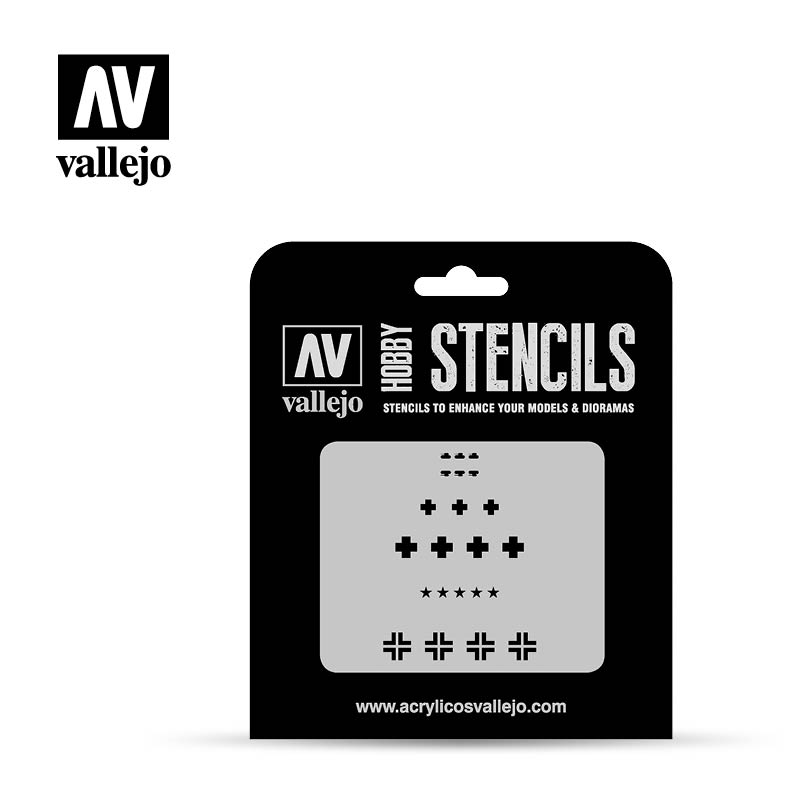 Hobby Stencils: Assorted German WWII Tank Markings