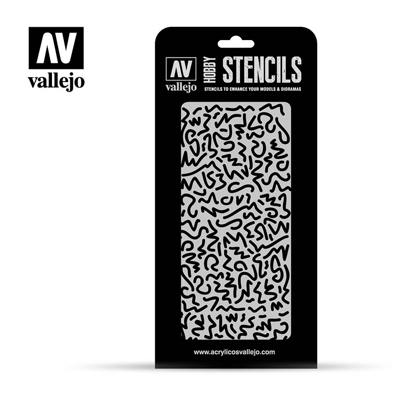Hobby Stencils: Luftwaffe WWII Shingles Camo