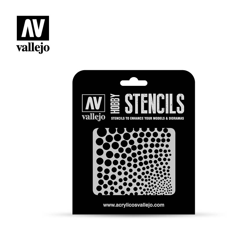 Hobby Stencils: Circle Textures