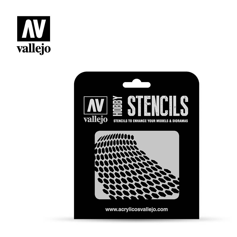 Hobby Stencils: Distorted Honeycomb