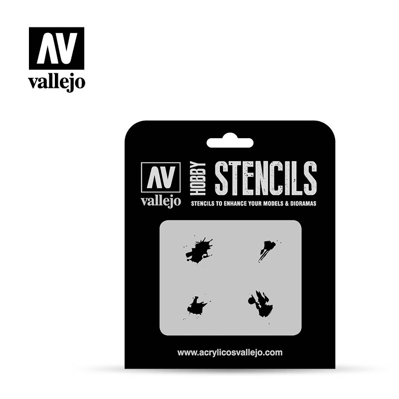 Hobby Stencils: Petrol Spills