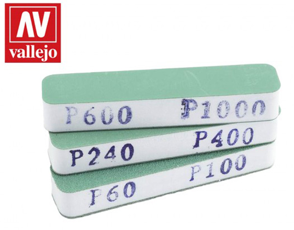 3 Dual-Grit Flexi Sanders - 90 x 19 x 12mm
