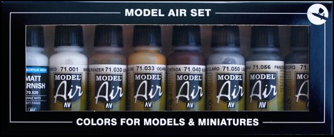 Bottle Demag D7Russia 1941 Model Air Paint Set (8 Colors)