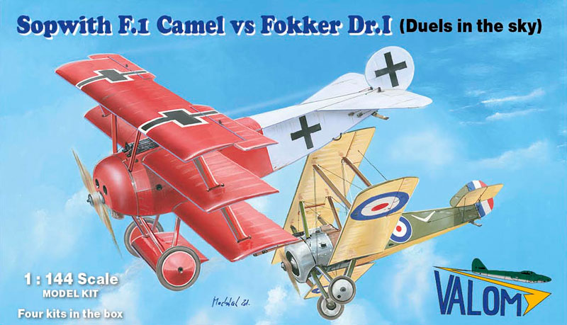 Valom Sopwith F.1 Camel vs Fokker Dr.I (Duels in the Sky)