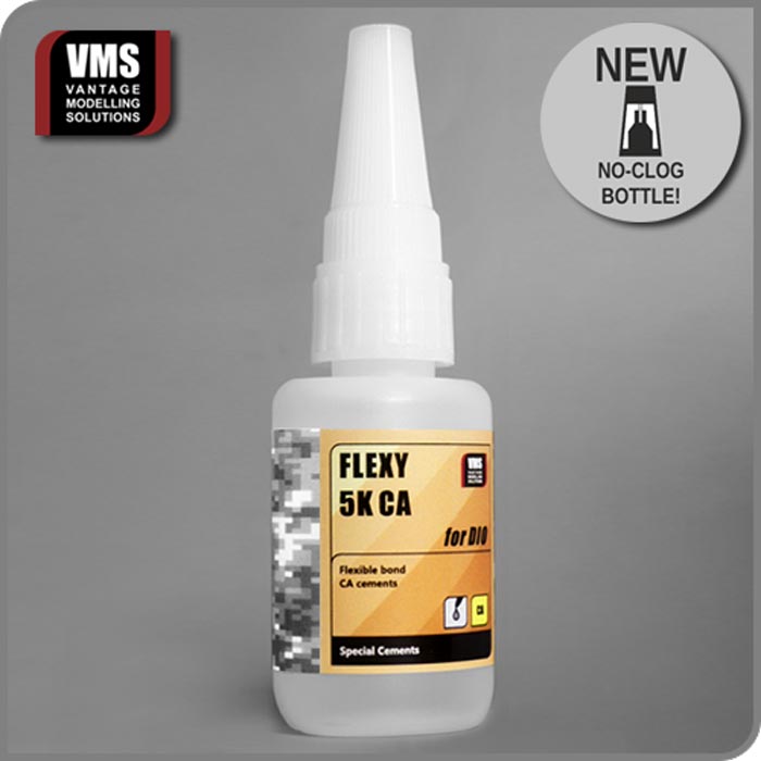 VMS Flexy 5K CA Glue Standard 25ml (NEW PIN IN CAP BOTTLE)