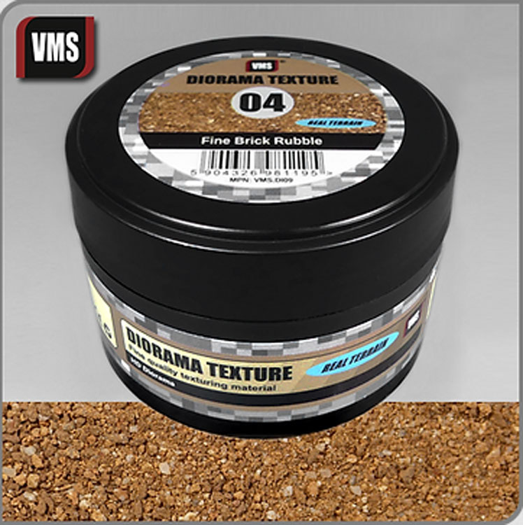 VMS Diorama Texture No.4 Fine Brick Rubble 100ml