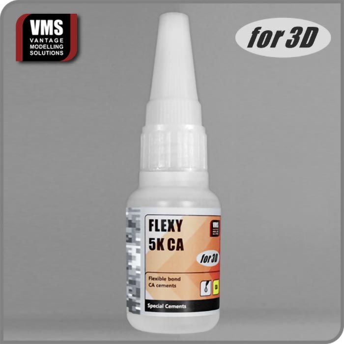 VMS Flexy 5K CA foR 3D Printed Parts And Models