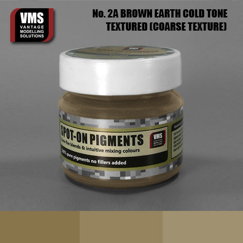 Spot-On Pigment- European Brown Earth Cold Tone Coarse Texture Pigment