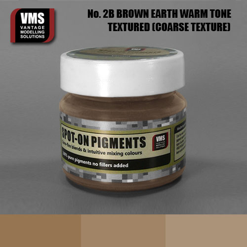 Spot-On Pigment- European Brown Earth Warm Tone Coarse Texture Pigment