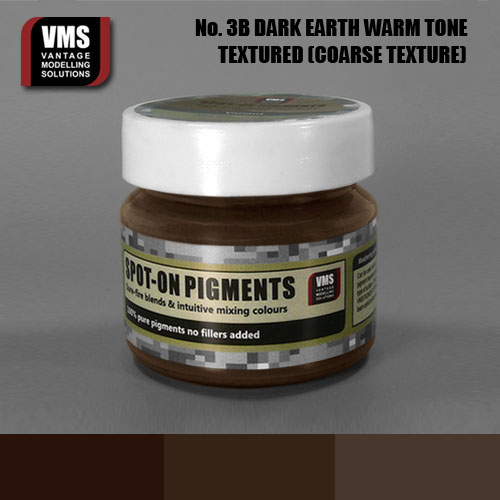 Spot-On Pigment- European Dark Earth Warm Tone Coarse Texture Pigment