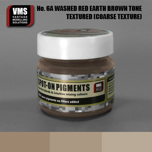 Spot-On Pigment- Red Earth Washed Brown Tone Coarse Texture Pigment