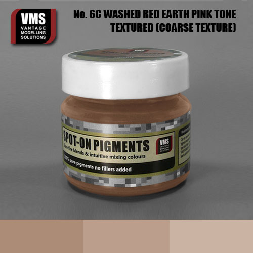 Spot-On Pigment- Red Earth Washed Pink Tone Coarse Texture Pigment