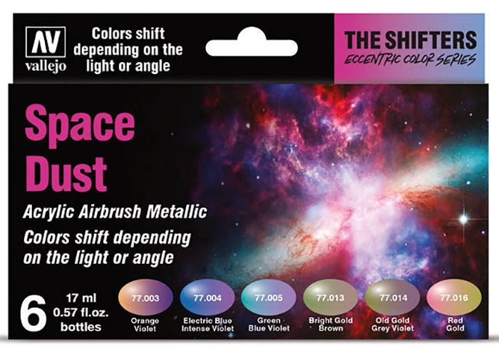 Space Dust Colorshift Metallic Paint Set (6 Colors)