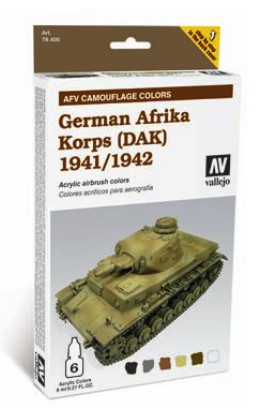 Vallejo AFV Armour Painting System: German Afrika Korps 1941-42 (DAK)