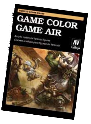 Hand Painted Color Chart: Game Color & Game Air