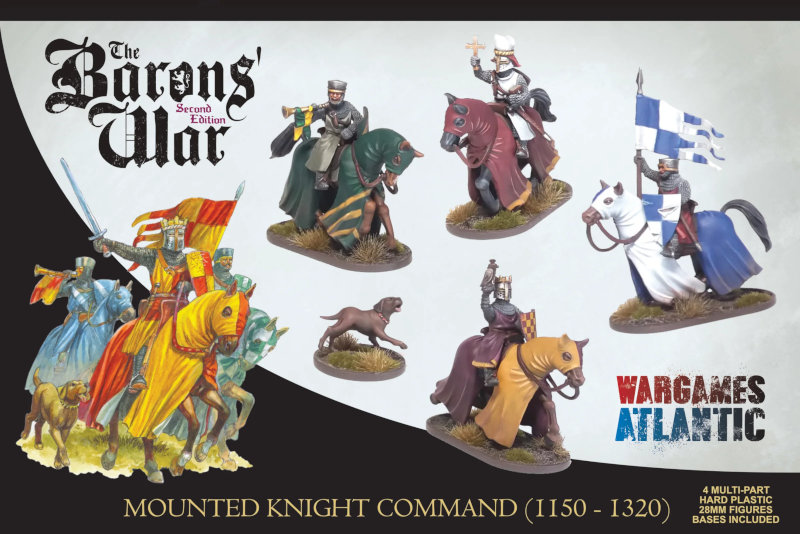 Wargames Atlantic The Age of Chivalry: Mounted Knight Command (1150 - 1320)