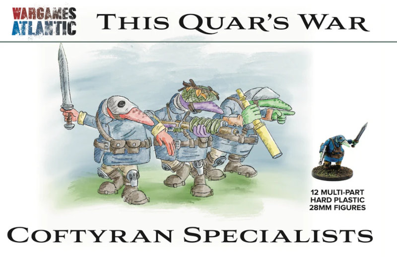 Wargames Atlantic The Quars War: Quar Coftyran Specialists