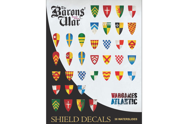 Wargames Atlantic Barons War Shield Decals