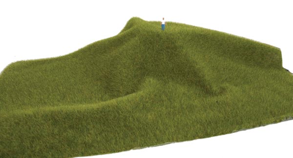 Tear & Plant Grass Mat 17-1/2 x 11-1/2 in 44 x 29cm - Mossy Grass 3/16 in. 6mm Tall