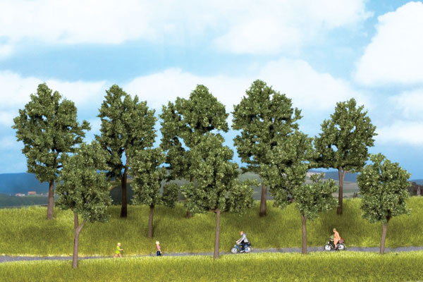 Summer Trees pkg(10) - 1-5/8 to 4 w/Pin Base
