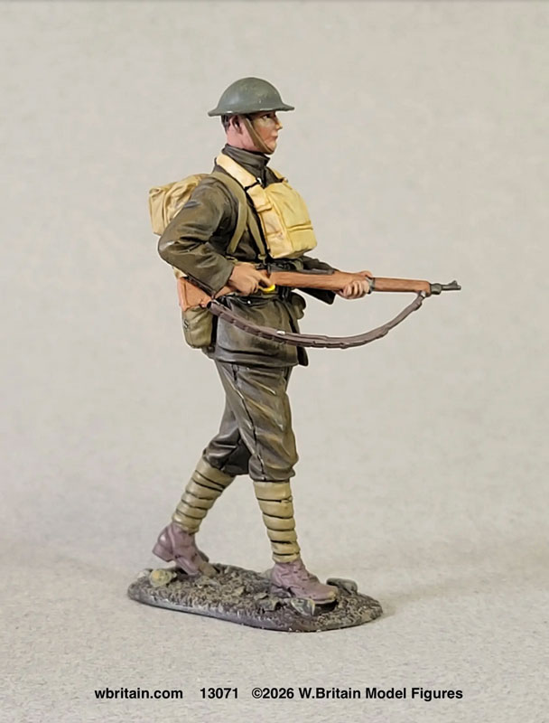 Jack Tars & Leathernecks Collection: U.S. Marine Advancing with Rifle, Belleau Wood, 1918