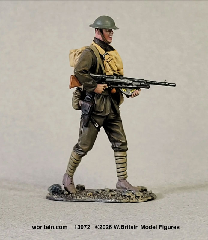 Jack Tars & Leathernecks Collection: U.S. Marine Advancing with Chauchat, Belleau Wood, 1918