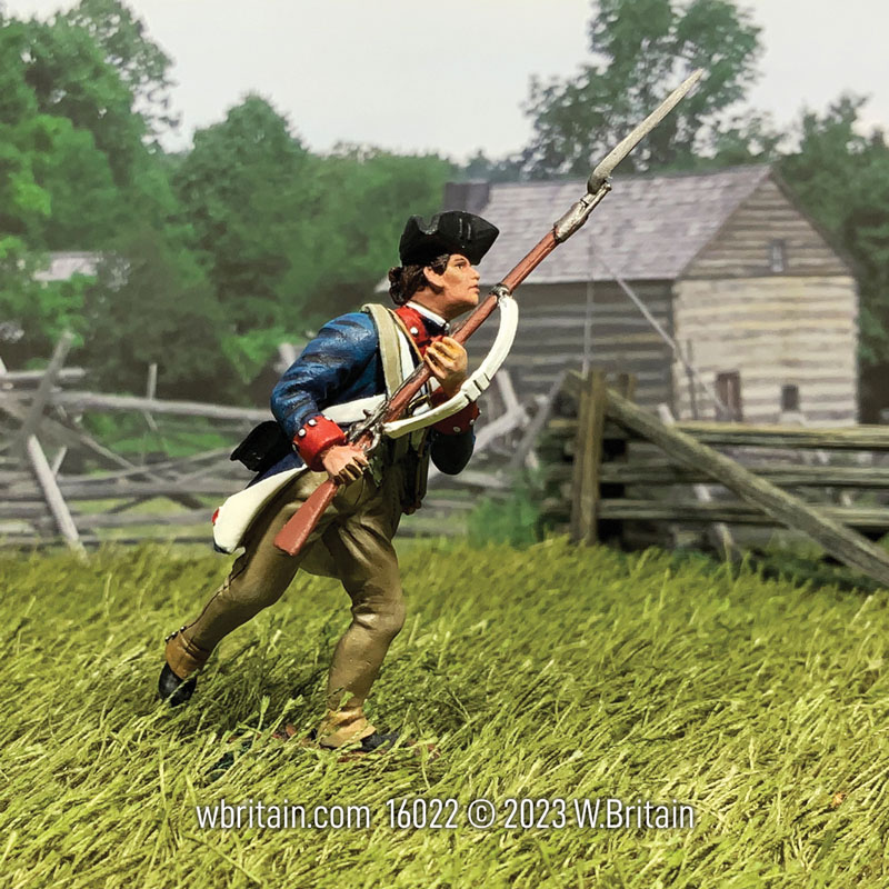 Continental Line/1st AmericaContinental Line/1st American Regiment Charging No.1, 1777-87