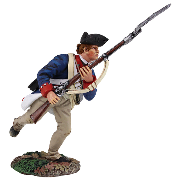 Clash of Empires: Continental Line 1st American Regiment Charging With Bayonet  No.1