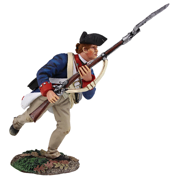 Clash of Empires: Continental Line 1st American Regiment Charging With Bayonet No.1