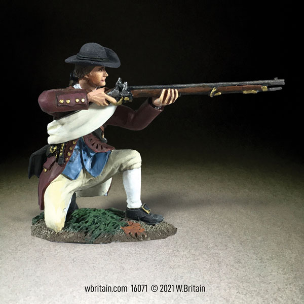 Clash of Empires: Colonial Militia Kneeling Firing No.3