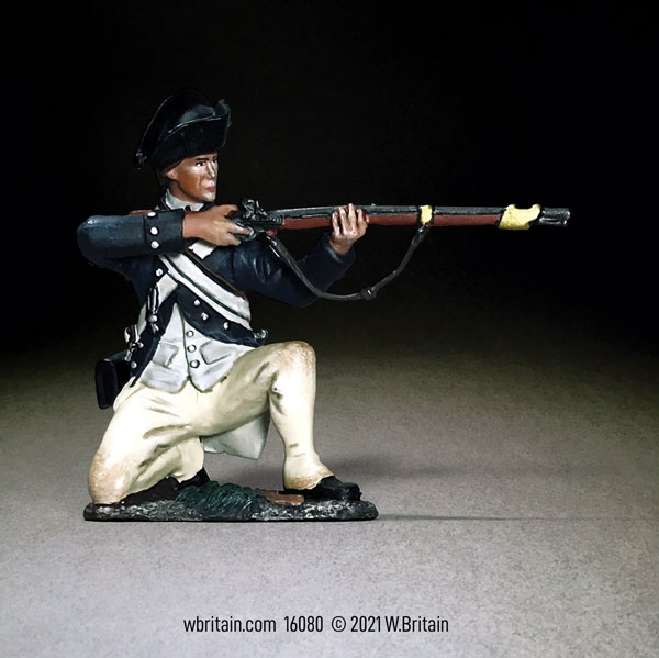 Clarks Illinois Regiment Kneeling Firing 1782