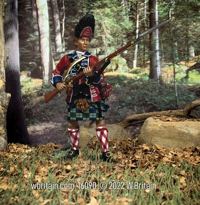 42nd Foot Royal Highland Regiment Grenadier Standing Defending, 1758-63