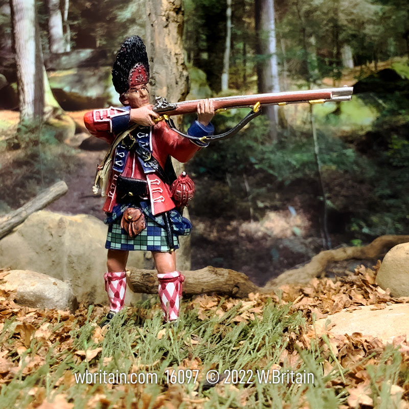 42nd Foot Royal Highland Regiment Grenadier Standing Firing, No.2, 1758-63