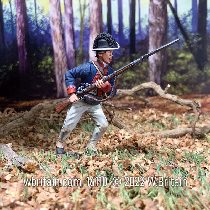 Legion of the United States (Waynes Legion) Infantryman Running 1794 No.2