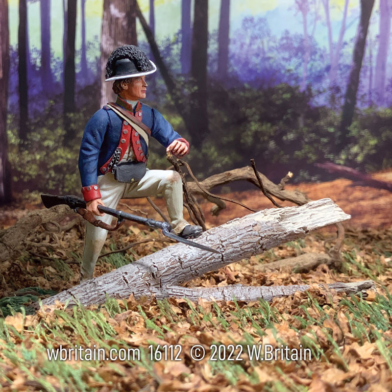 Legion of the United States (Waynes Legion) Infantryman Advancing over Fallen Timber 1794