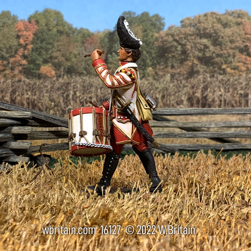 43rd Regiment of Foot Drummer Marching