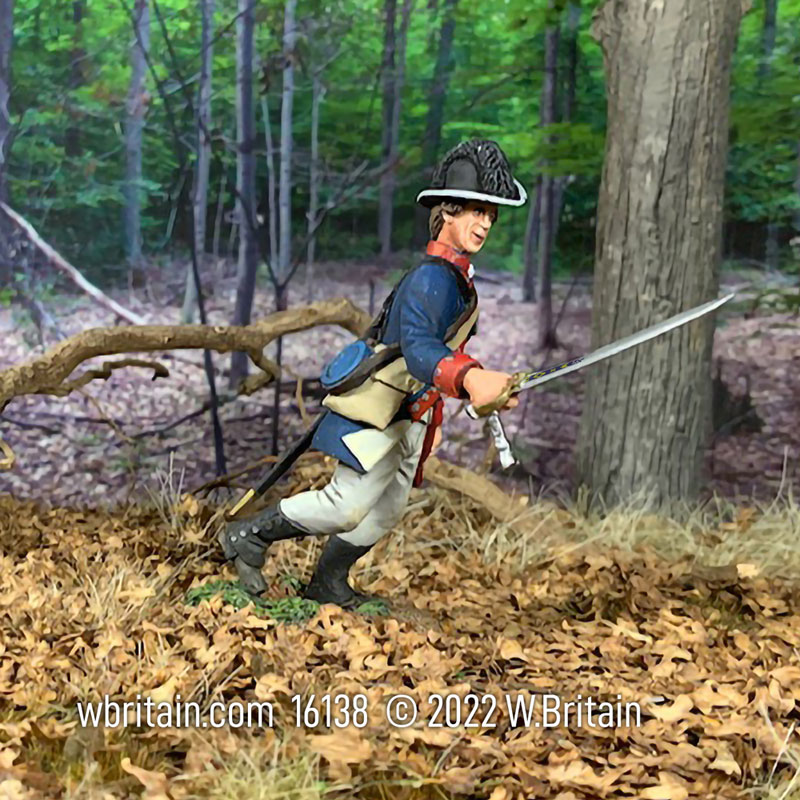 Legion of the United States Infantry Officer Advancing, 1794