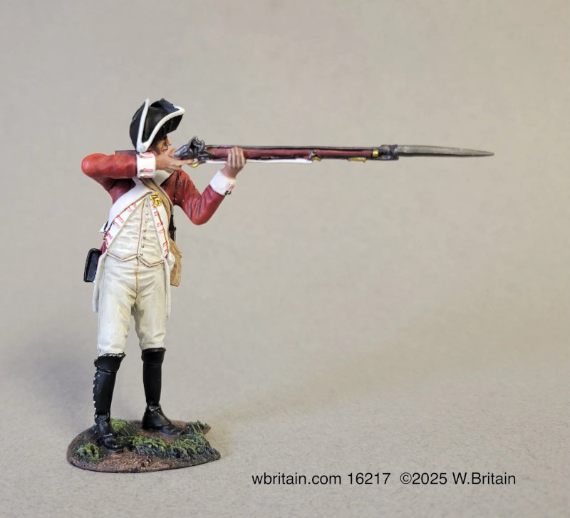 Clash of Empires: British 43rd Regiment of Foot 2nd Rank Standing Firing, 1780