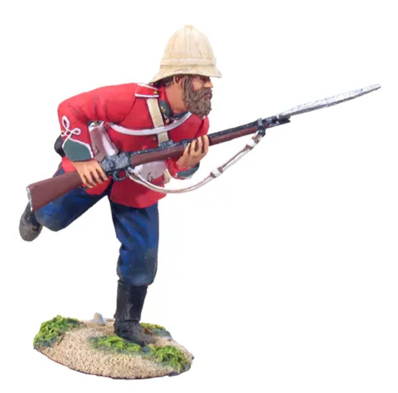 Zulu War Collection: British 24th Foot Charging No.1