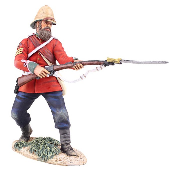 British 24th Foot Sgt. Bourne No.2, Parrying with Bayonet