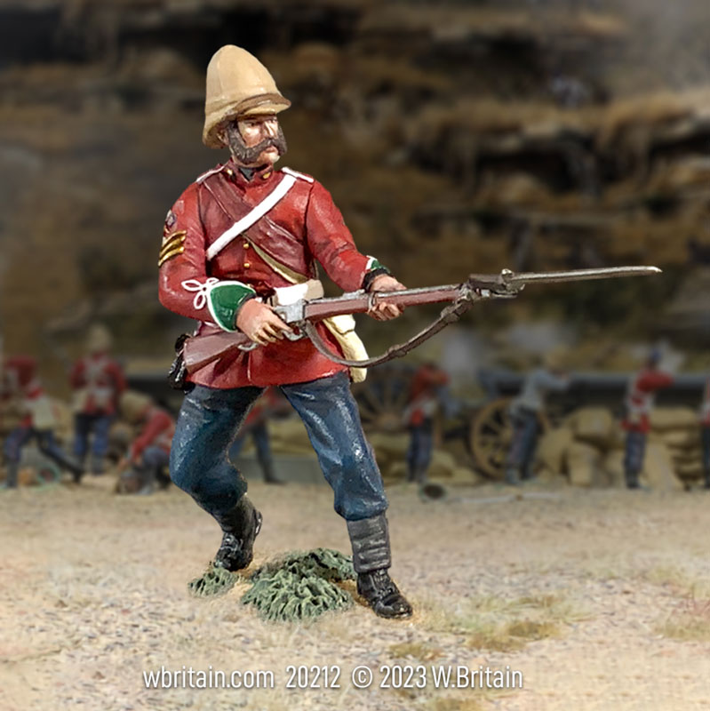 24th Foot Colour Sergeant Bourne Defending with Bayonet No. 2