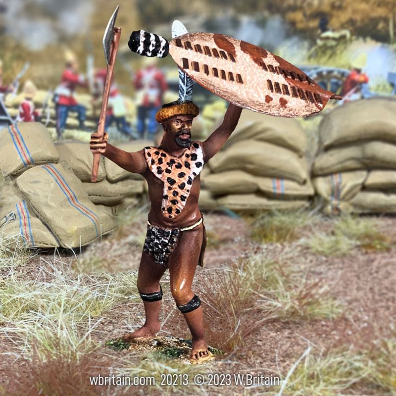 Senior Zulu Warrior with Axe